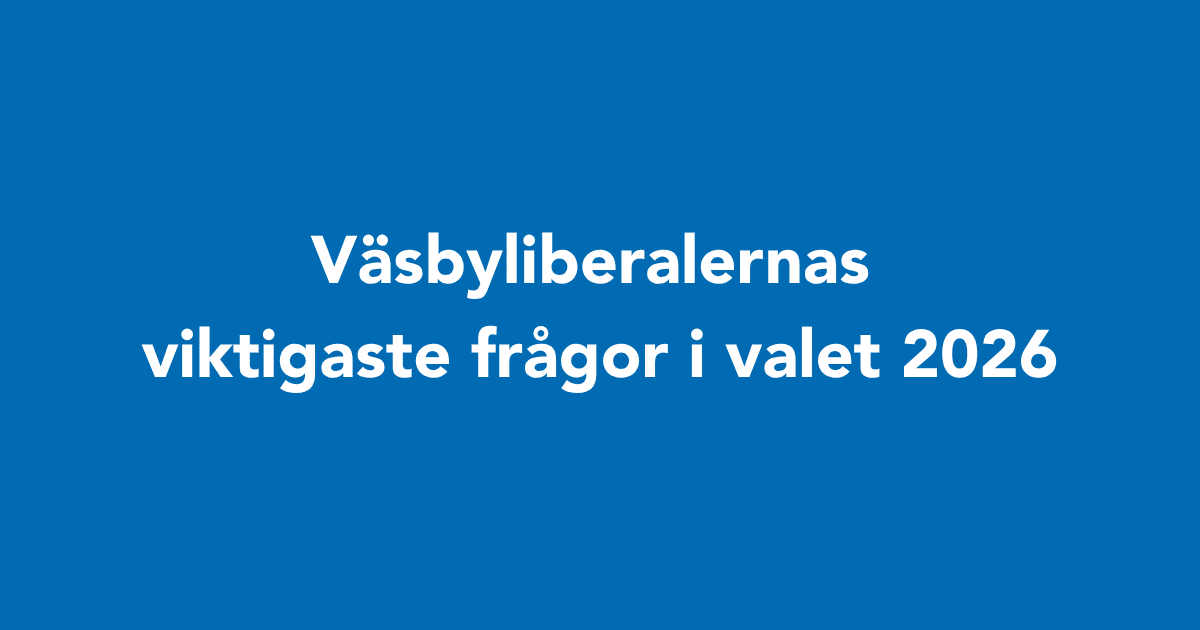Viktigaste valfrågor